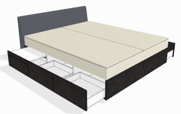 Wasserbett Prestige Plus Wacore Split MILANO inkl